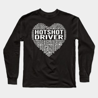 Hotshot Driver Heart Long Sleeve T-Shirt